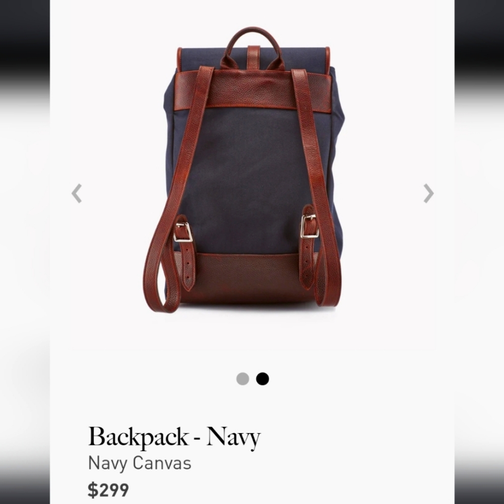 Pittards Daines & Hathaway Backpack.